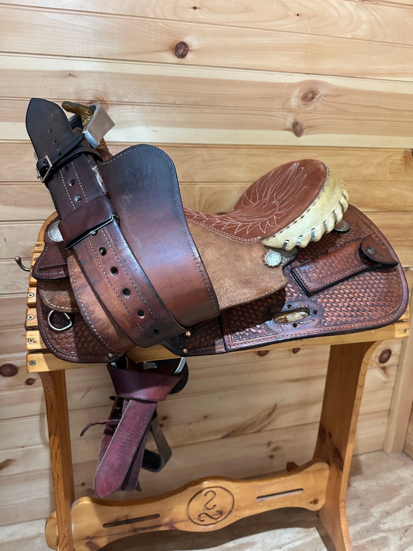 14” Billy Cook Maker Sulphur, OK Barrel Racing Saddle Model 1527