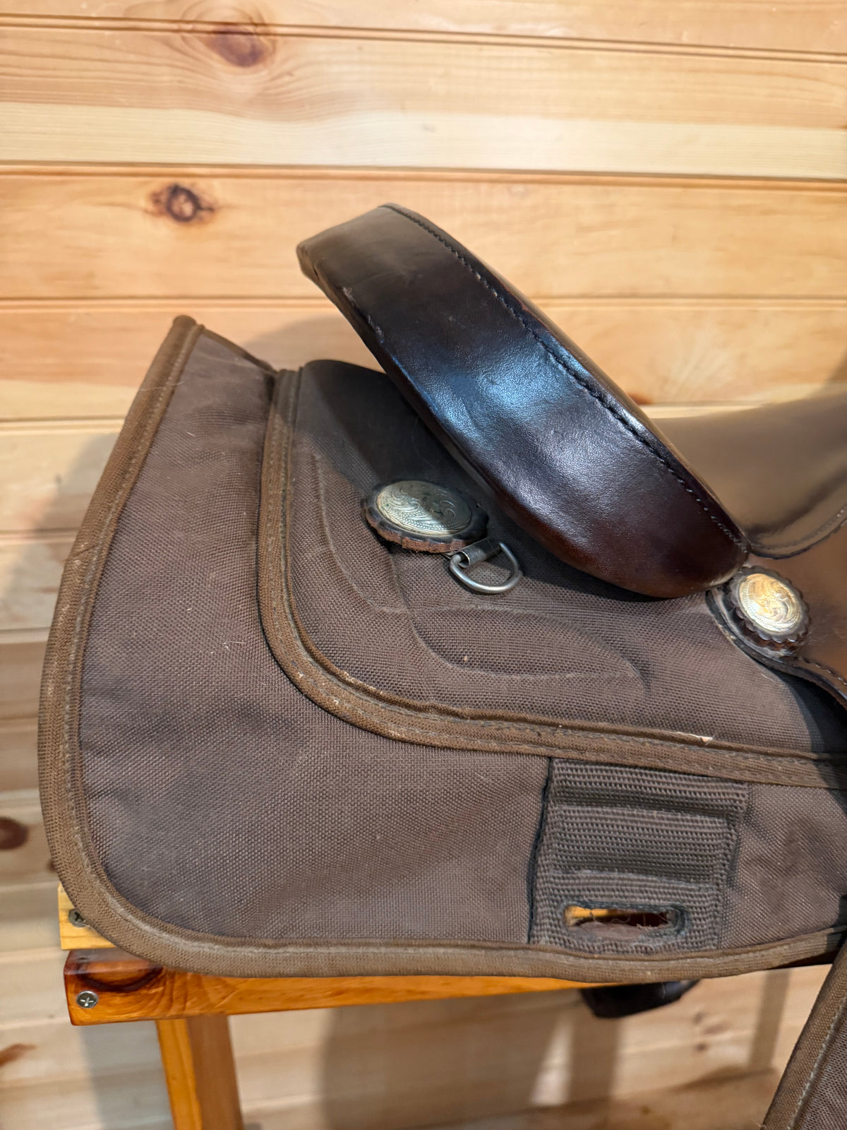 15.5” Big Horn Haflinger Western Trail Saddle Model 295