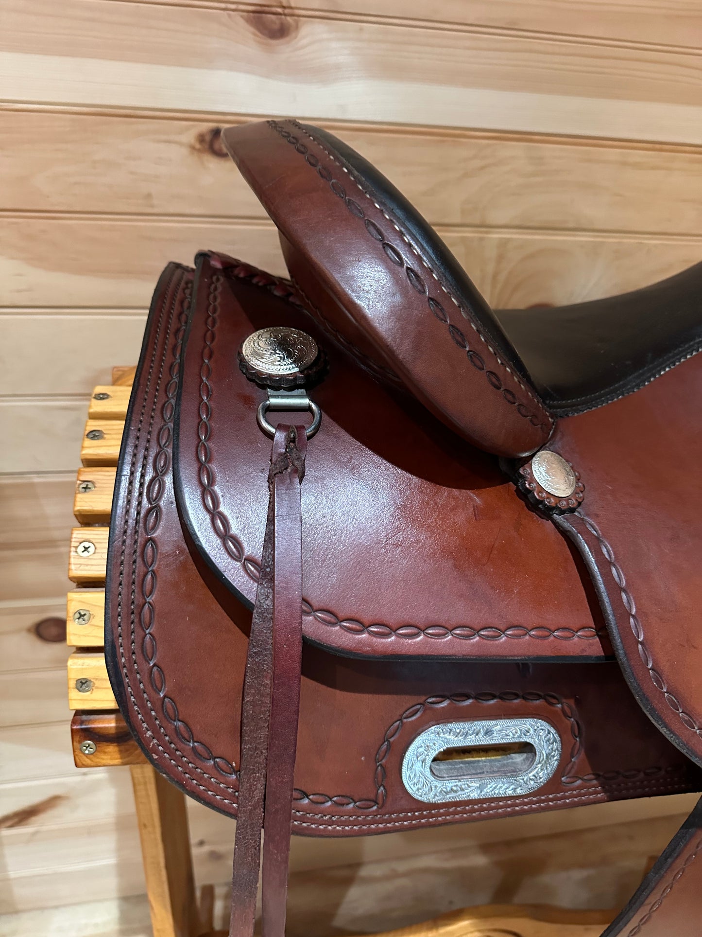 15” Double C Saddlery Western Trail Saddle Model CP 1308 03
