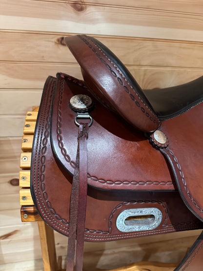 15” Double C Saddlery Western Trail Saddle Model CP 1308 03