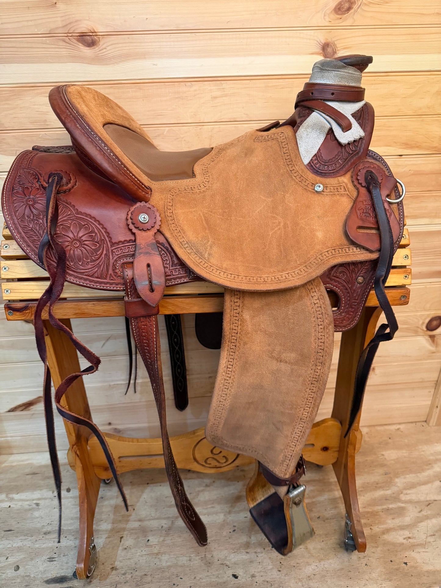 14.5 McCall Mclite Wade Ranch Trail Western Saddle W222-918