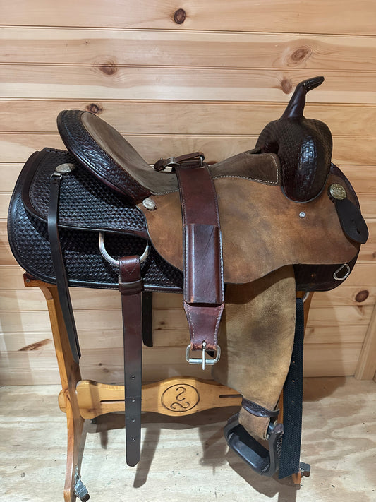 16” Circle Y Team Penner Western saddle Model 2634
