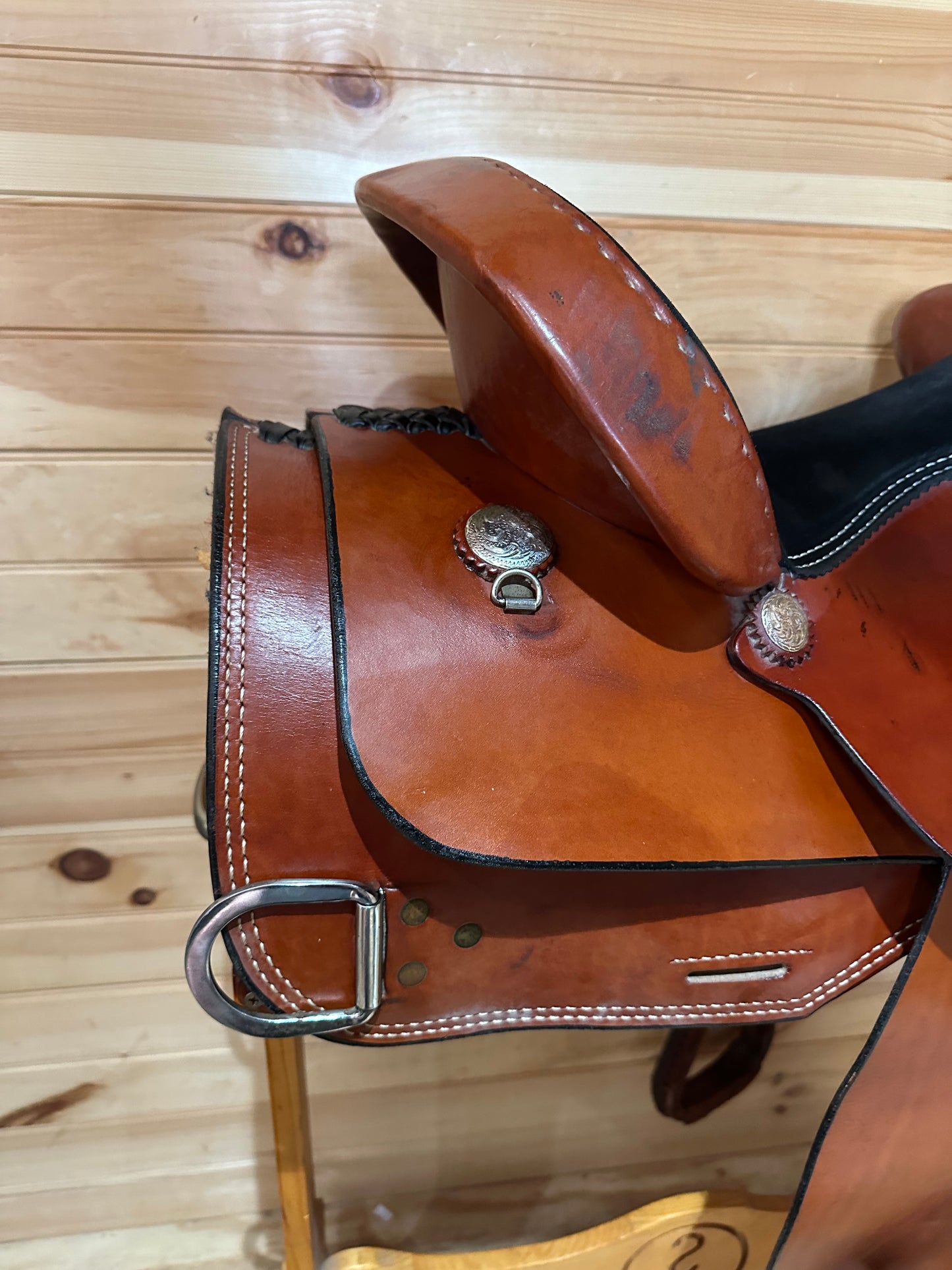 16” Dakota Sweptback Trainer Western Work Saddle Model 421