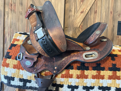 14” Circle Y Flex2 Kelly Kaminski Blaze Barrel Racing Saddle