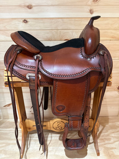 16” Tex Tan Hereford Western Trail Saddle Model 08-4023-1P6