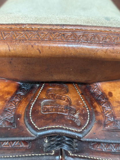 16” Watt Bros Stock Saddle Co. Wade Western Saddle - Dennis Reis Wade Model