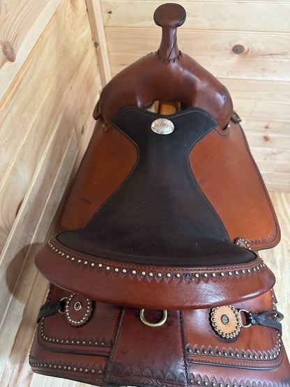 16” Tex Tan Tex-Flex Western Trail Saddle Model 08-TF408-6