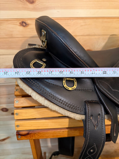 17” Australian Stock Saddle Co Santa MK III Enduro Aussie Saddle by James Saddlery