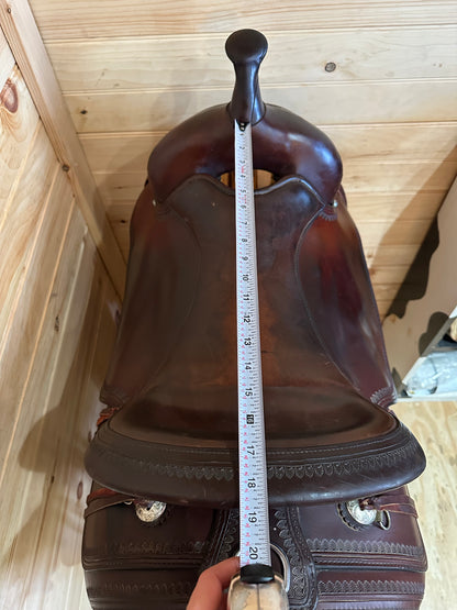 17” Circle Y Topeka Flex-Lite Western Trail Saddle Model 1651