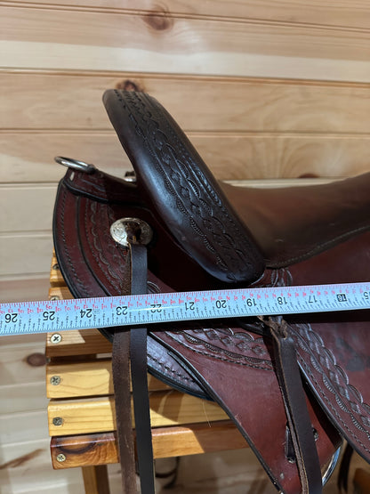16” Circle Y Flagstaff Flex-Lite Western Trail Saddle Model 1571