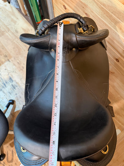 17” Australian Stock Saddle Co Santa MK III Enduro Aussie Saddle by James Saddlery