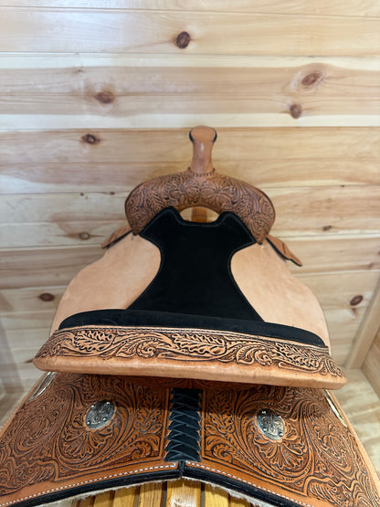 17” Circle Y The Proven Mansfield Western Barrel Saddle Model 6221