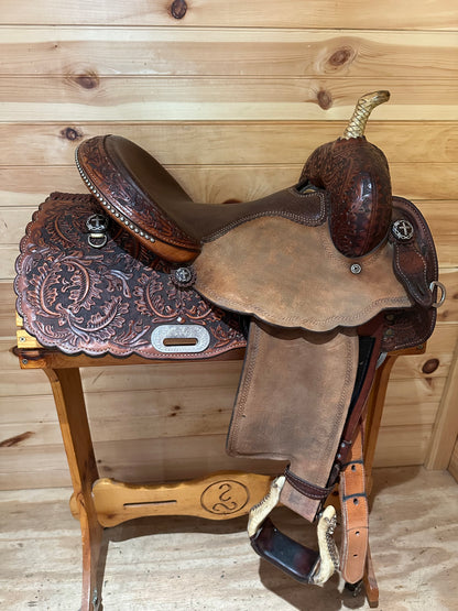 14.5” Ammerman Angel Kisses Barrel Racing Saddle