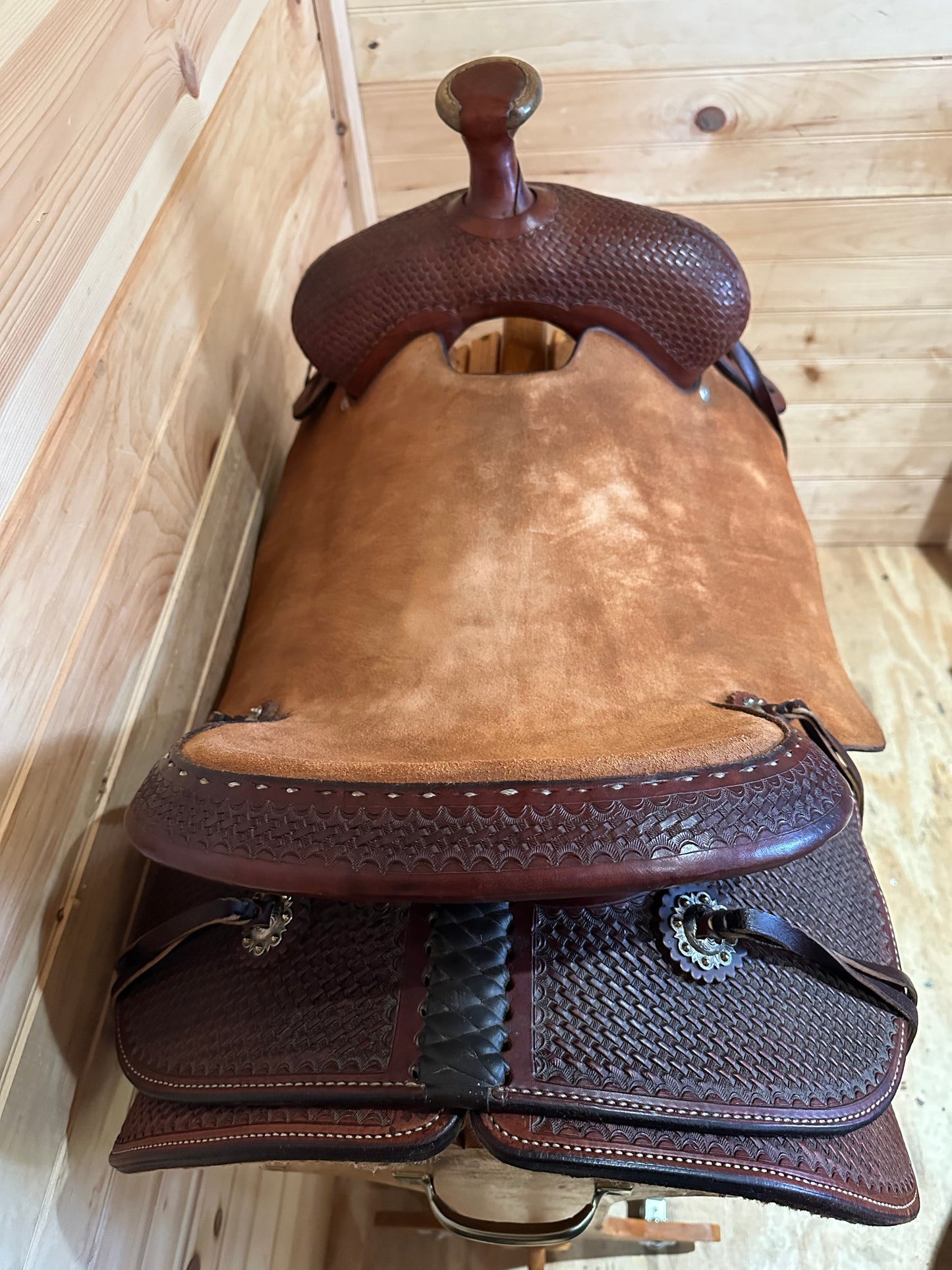 16” Diamond K Saddlery Ranch Roper Western Saddle