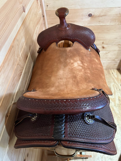16” Diamond K Saddlery Ranch Roper Western Saddle