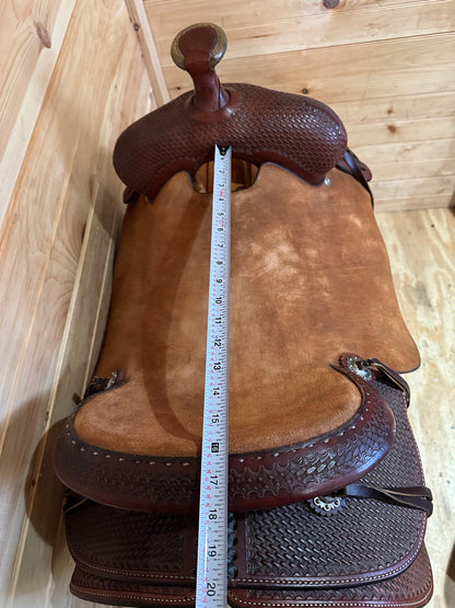 16” Diamond K Saddlery Ranch Roper Western Saddle