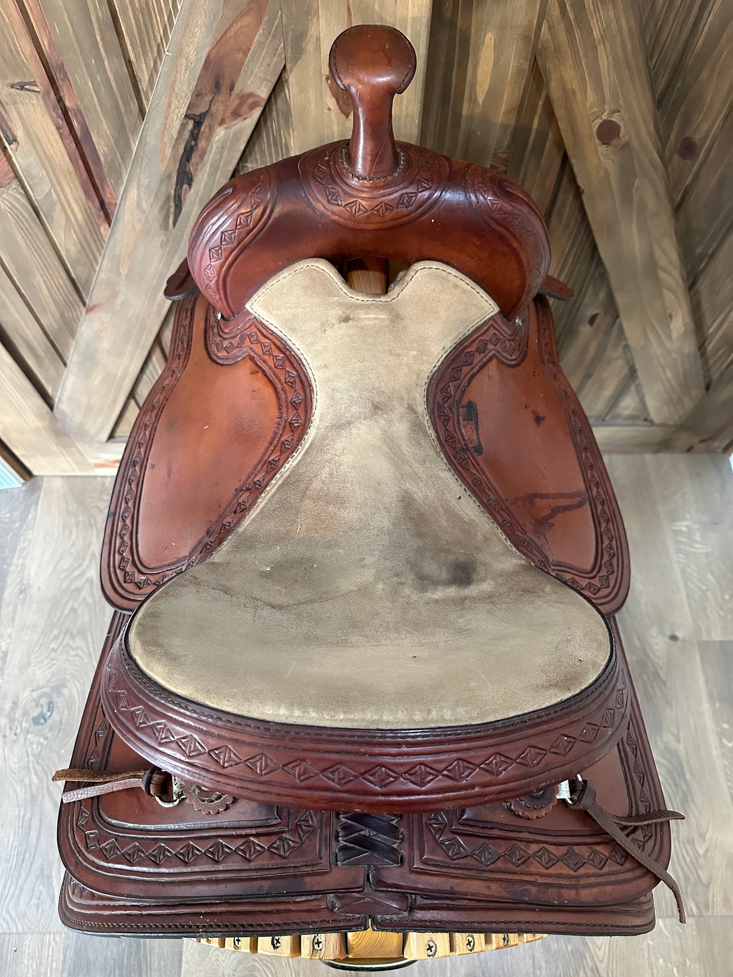 16” Tex Tan Hereford Western Trail Saddle