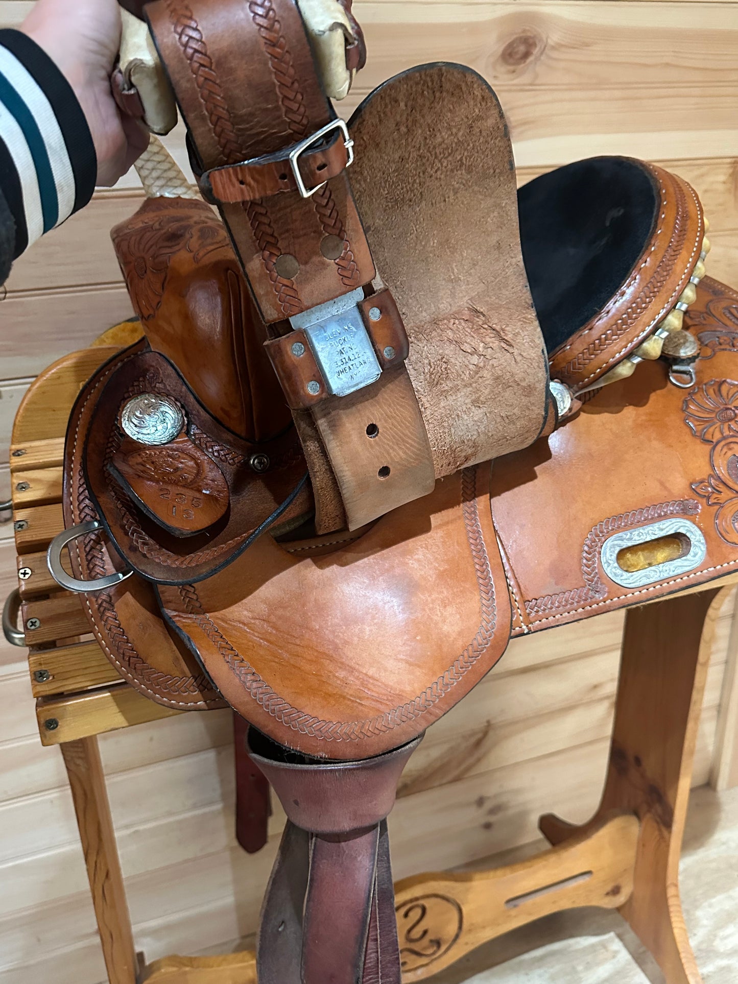 13” Rocking R Saddlery Youth Barrel Racing Saddle