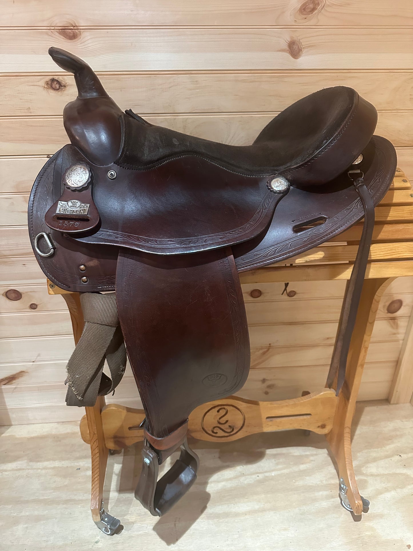 16” Big Horn Haflinger Western Trail Saddle Model 1579