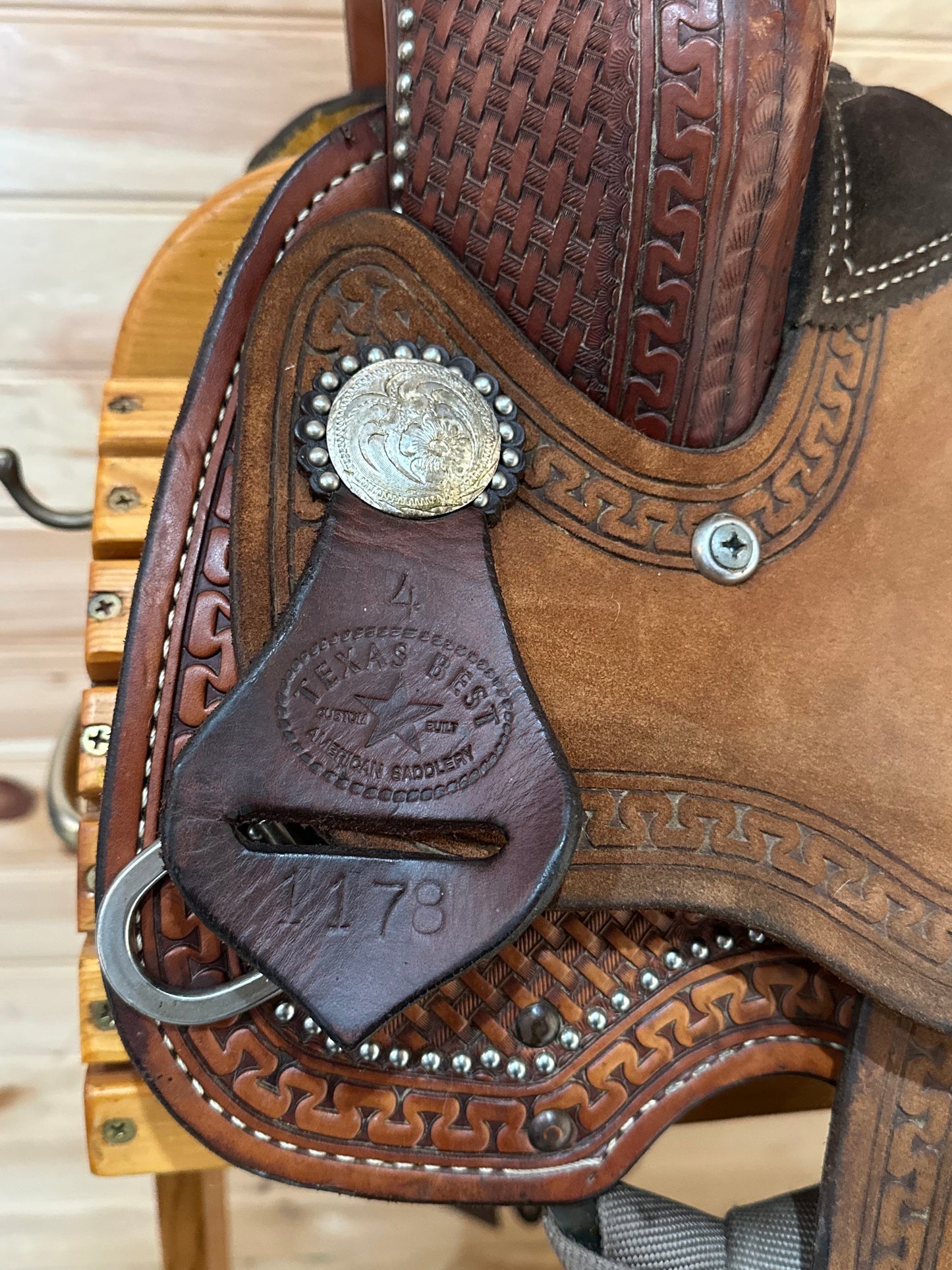 14.5” Texas Best by American Saddlery Barrel Racing Western Saddle Model 1178