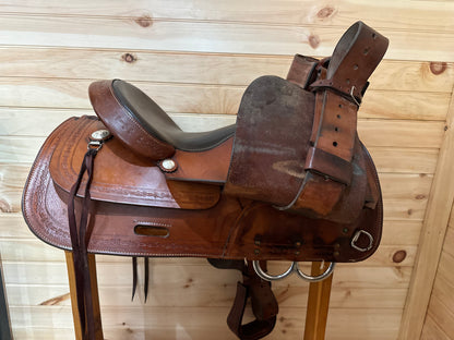 16” Big Horn Flex Western Trail Saddle Model 1653