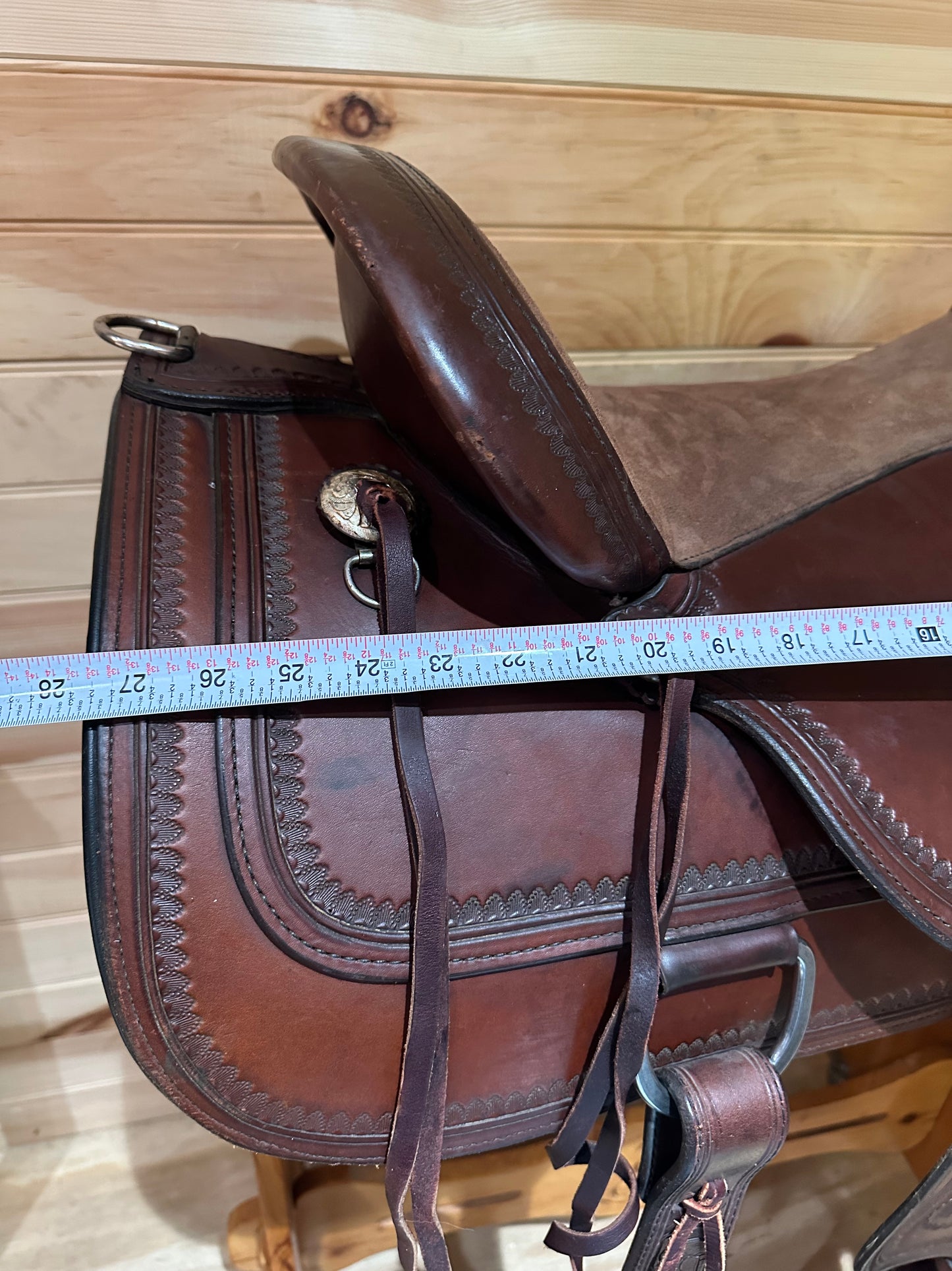 16” Circle Y Topeka Flex-Lite Western Trail Saddle Model 1651