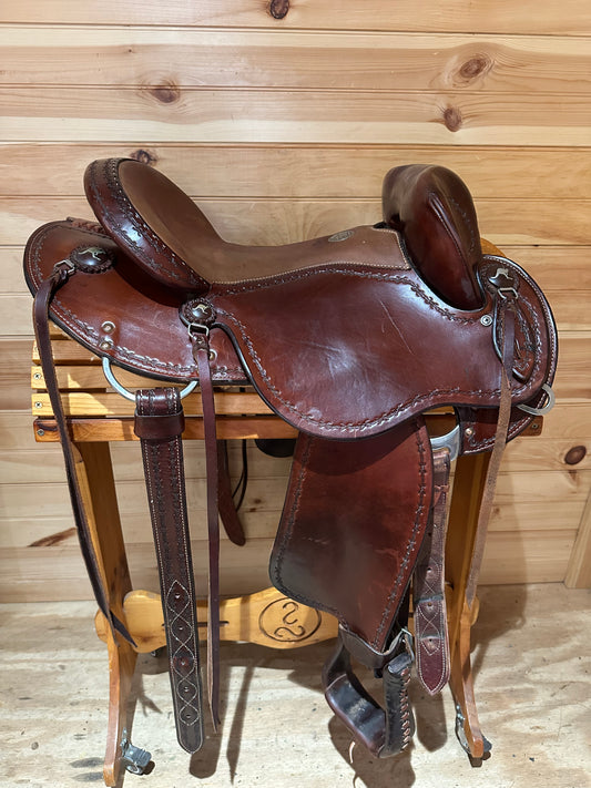 14” Clinton Anderson Aussie Stock Saddle by Martin Saddlery
