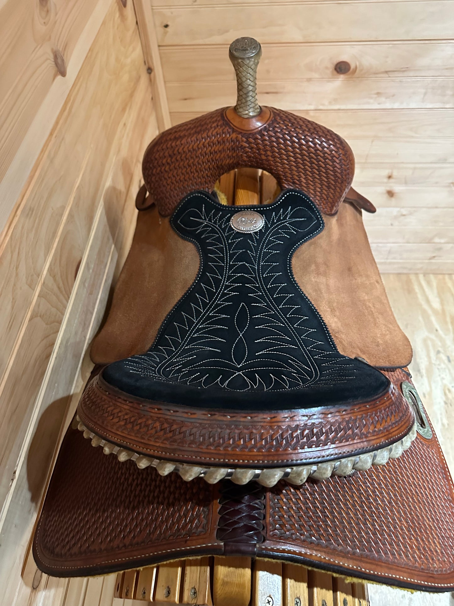 15” Billy Cook Maker Sulphur,OK Barrel Racing Saddle Model 1901
