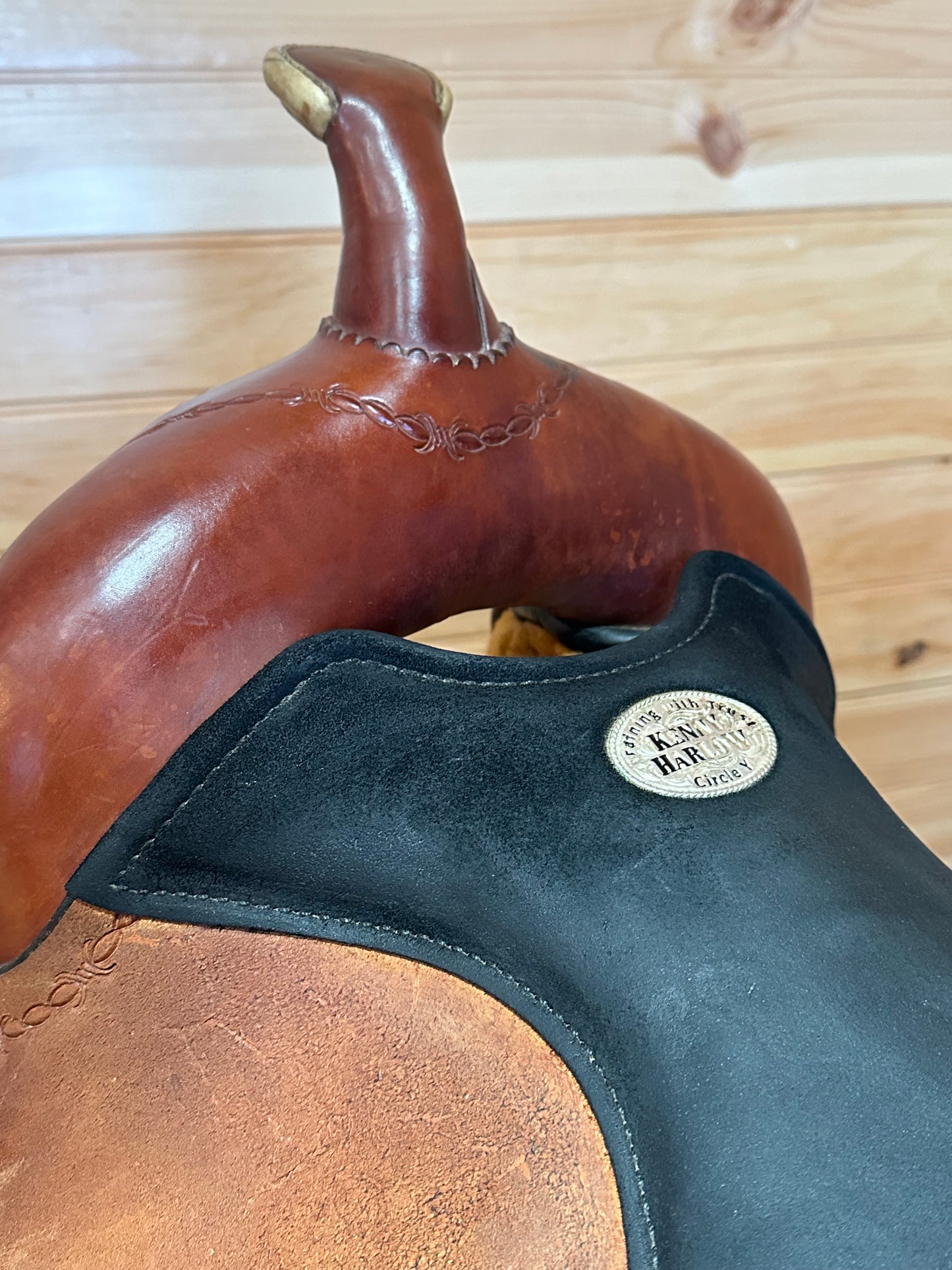 14” Circle Y Kenny Harlow Flex2 Barrel Racing Saddle Model 9212