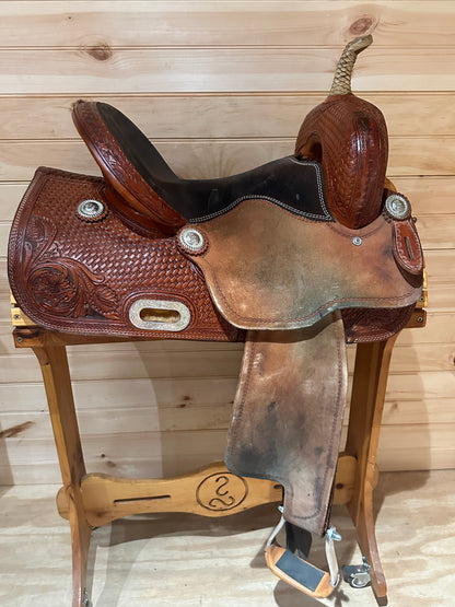 14.5” McKinneys Pro Series Barrel Racing Western Saddle