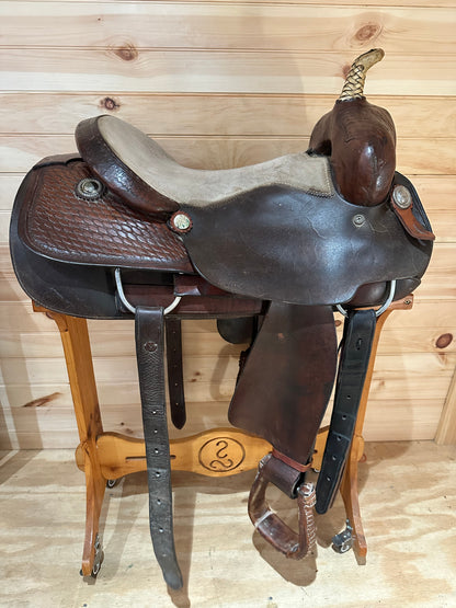 16” JN Saddle Shop Cutter Western Saddle