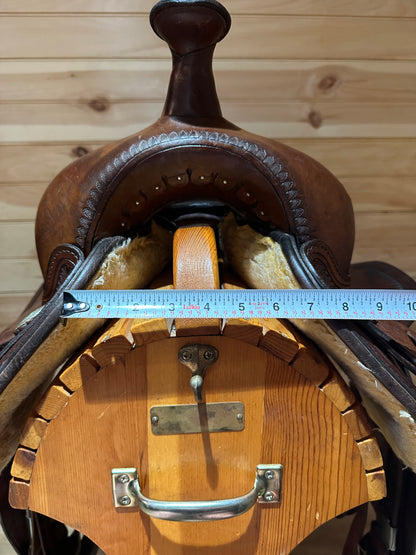 15” Circle Y Topeka Flex-Lite Western Trail Saddle Model 1551