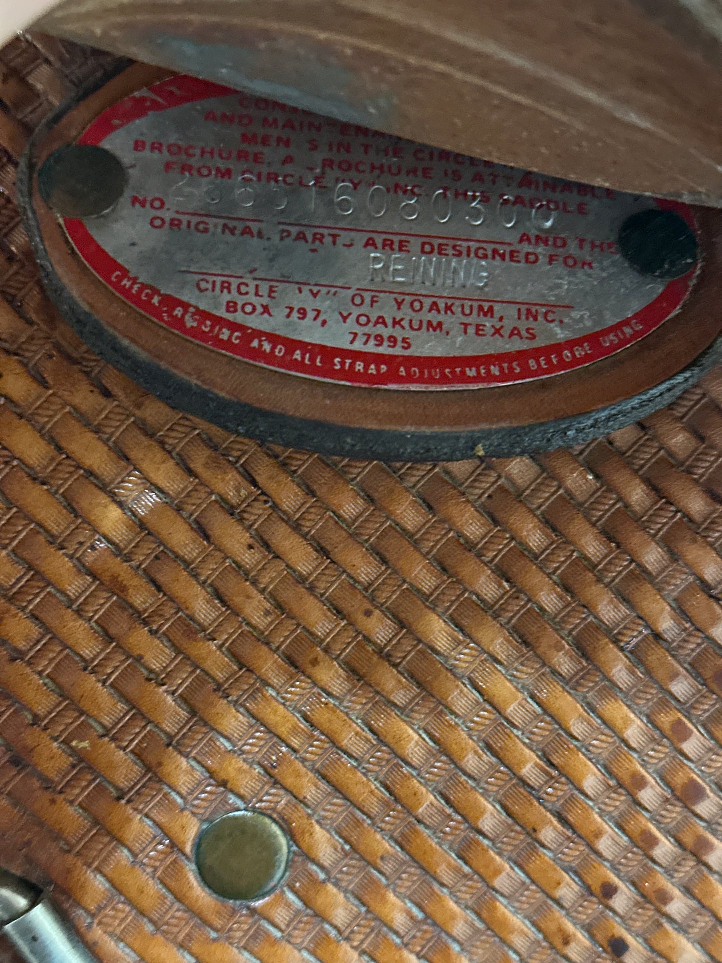 16” Circle Y Reiner Western Saddle Model 2665