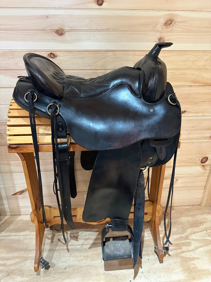 16.5” Tucker Cheyenne Western Trail Saddle Model 167