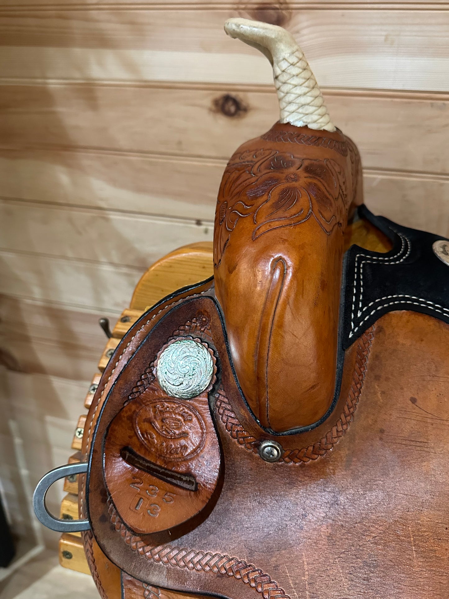 13” Rocking R Saddlery Youth Barrel Racing Saddle