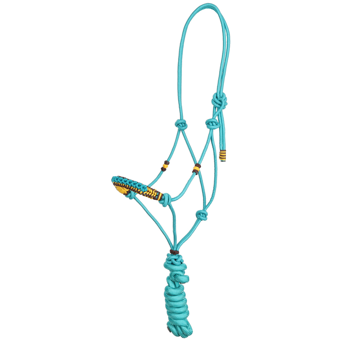 Flower Nose Cowboy Knot Halter with Lead