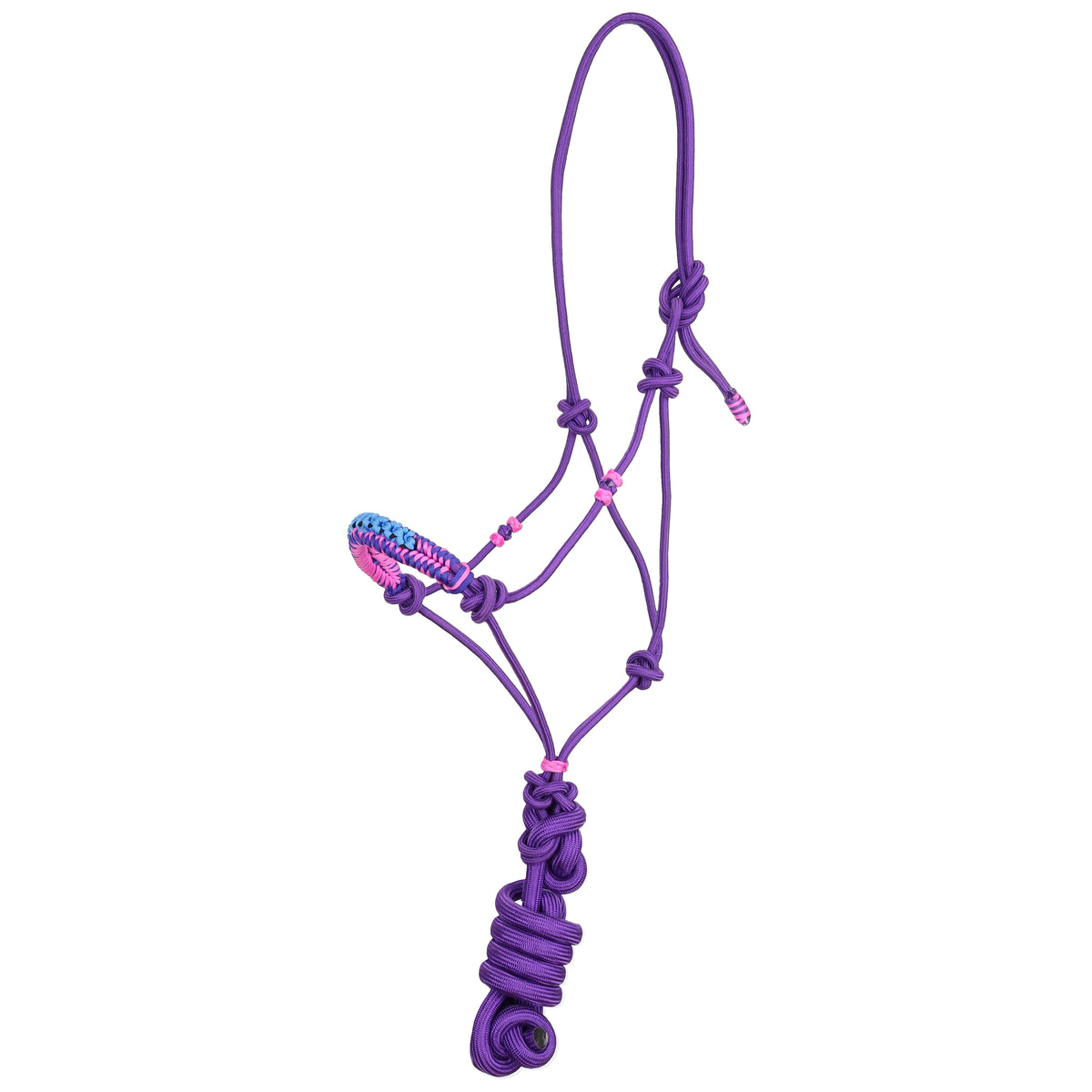 Flower Nose Cowboy Knot Halter with Lead