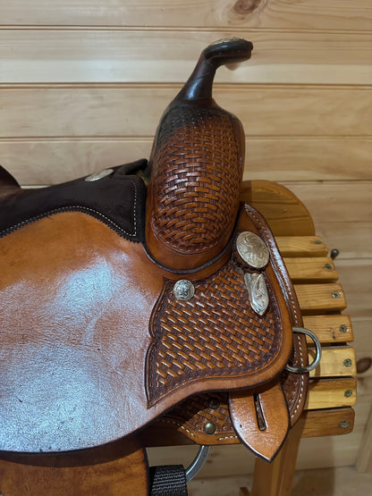 12” Billy Cook Maker Youth Western Show Saddle Model 3295