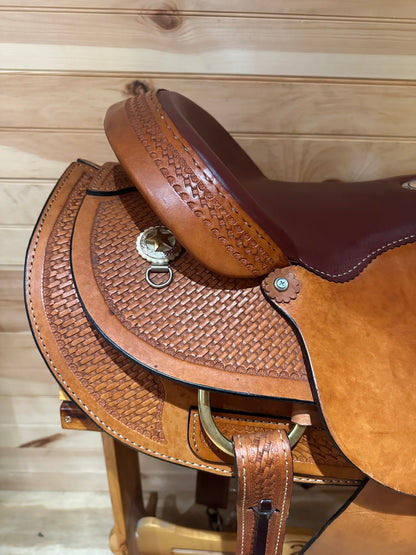 17” Dakota Saddlery Western Roping Saddle Model 553