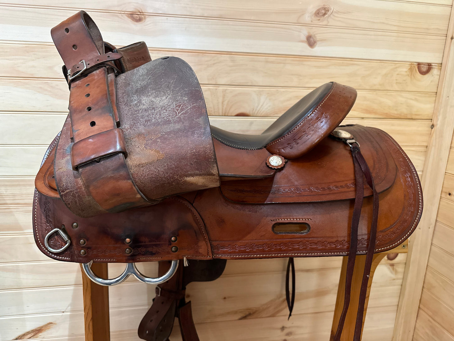 16” Big Horn Flex Western Trail Saddle Model 1653