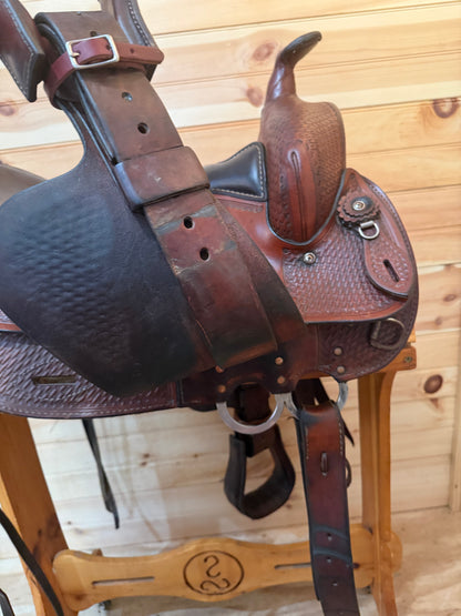 16.5” National Bridle Shop Tennessean Deluxe Western Saddle Model 2211