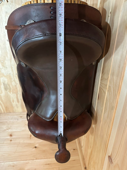 16” Tex Tan Hereford Round Skirt Western Trail Saddle Model 08-797C6