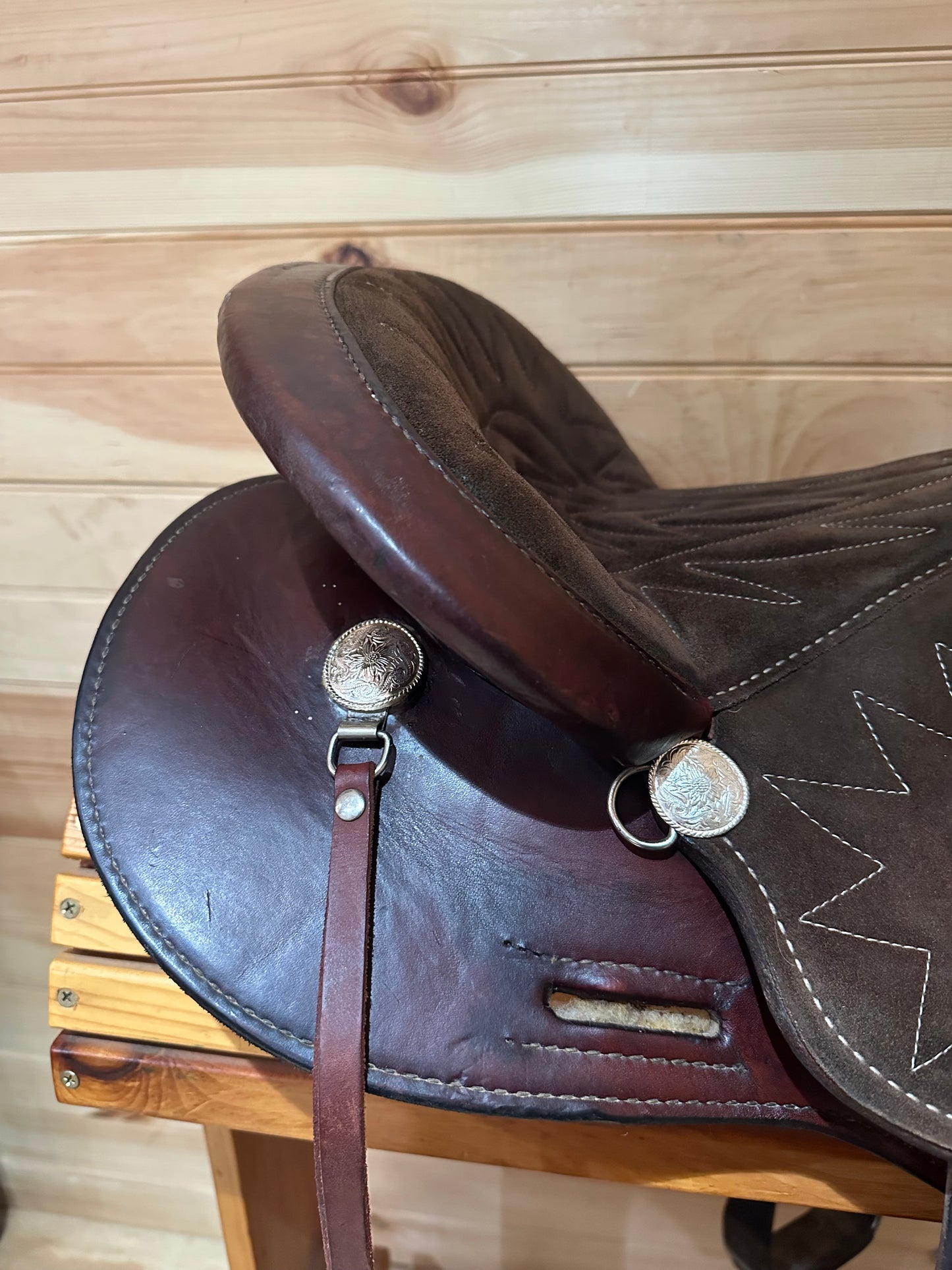 16” American saddlery Barrel Racing Western Saddle Model 408