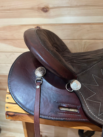 16” American saddlery Barrel Racing Western Saddle Model 408