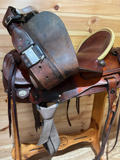 18” Circle Y All-Around Ranch Roper Western Saddle Model 1124