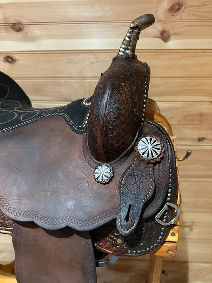 14.5” Ammerman Angel Kisses Barrel Racing Saddle
