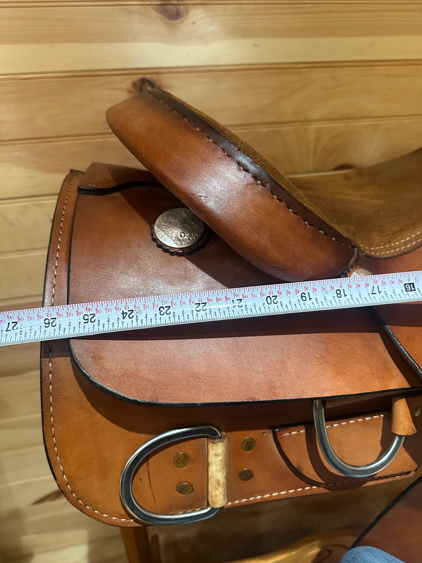 16.5” Rocking R Western Work Training Saddle