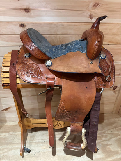 14” Tex Tan Hereford Youth Barrel Racing Western Saddle Model 08-81020N4