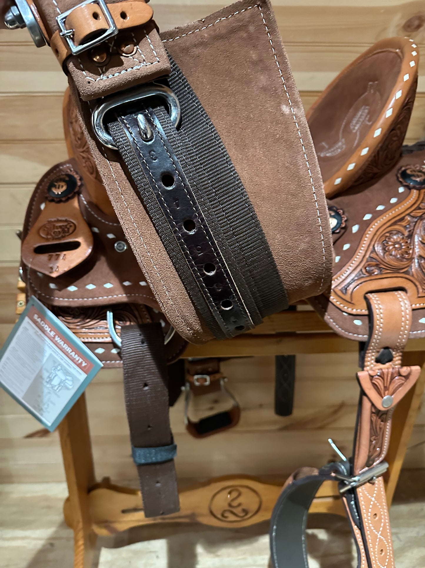 Silver Royal Ca$h Barrel Saddle