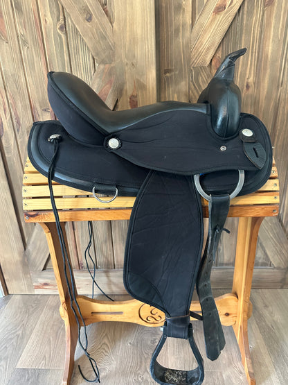 16” Abetta Sublime Lightweight Synthetic Trail Saddle Model-20500W-6